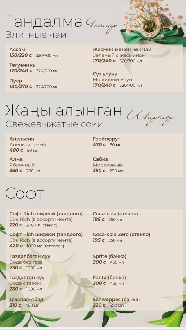 Меню Coffeedelia — Напитки, стр. 7